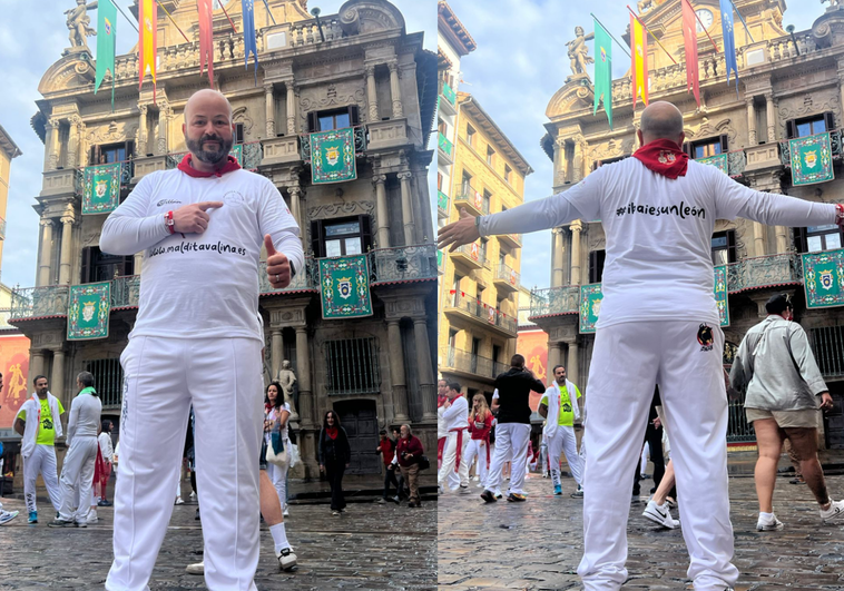 El concejal de Vox en Aldemayor que corre en San Fermín por un niño con